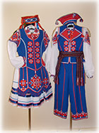 Український костюм, Волинь
